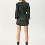 Short Dress With Knotted Skirt - Image 2