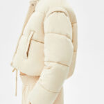Short Nylon-Effect Puffer Jacket - Image 3