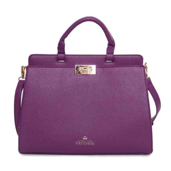Egon Von Furstenberg Handbag, Women Violet GLAM10185