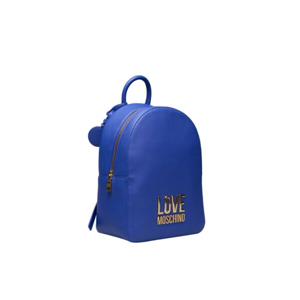 Love Moschino Rucksack, Women Blue GLAM10052 - Image 2