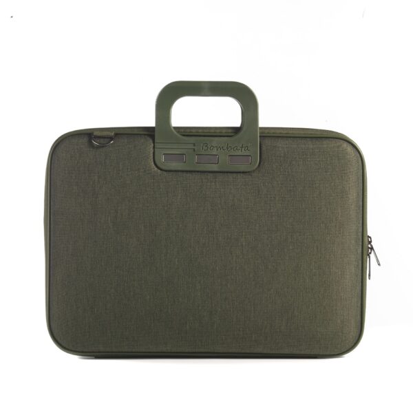 Bombata Briefcase, Unisex Green GLAM10003