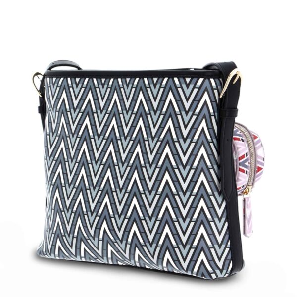 Valentino by Mario Valentino Crossbody Bag, Women Black GLAM10502 - Image 3