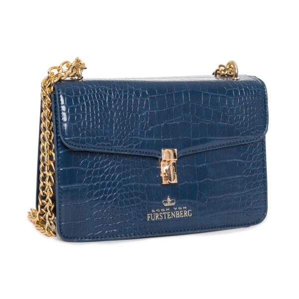 Egon Von Furstenberg Crossbody Bag, Women Blue GLAM10193 - Image 2